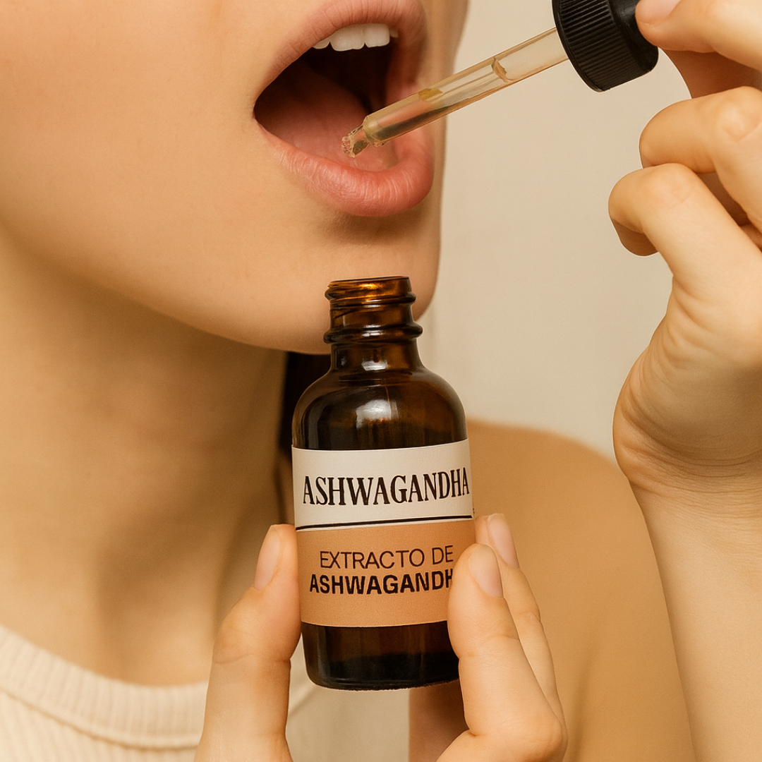 Extracto Supremo de Ashwagandha – Energía Natural que Sentís en Tu Día 💧⚡